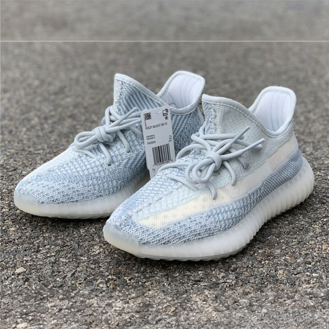 Adidas Yeezy Boost 350 V2 Cloud White Non-Reflective Semi UA With Full Accessories D-1820
