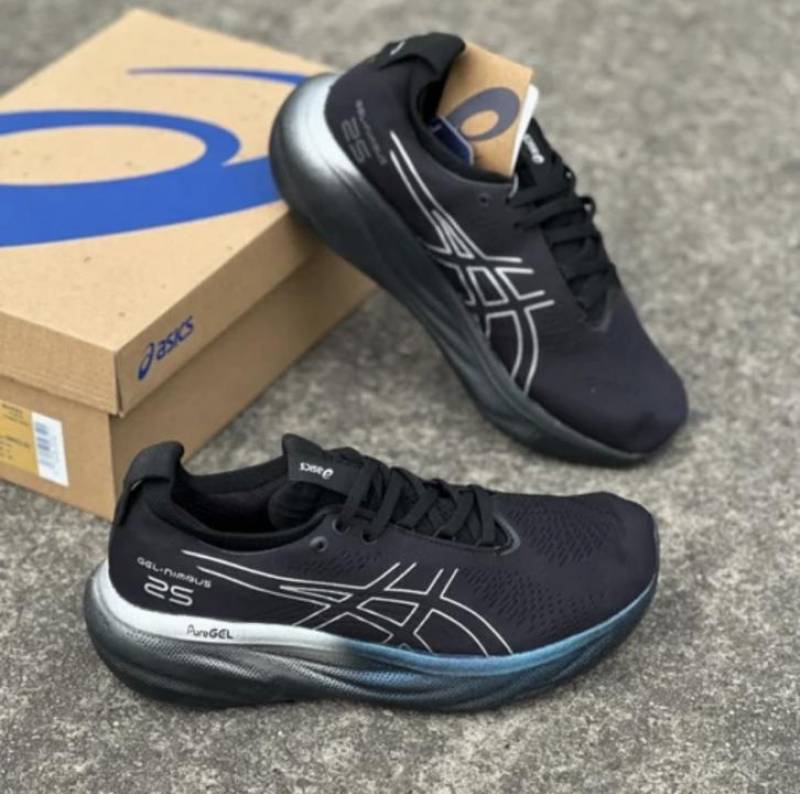 As...ICSs Gel Nimbus 25 PLATINUM BLACK