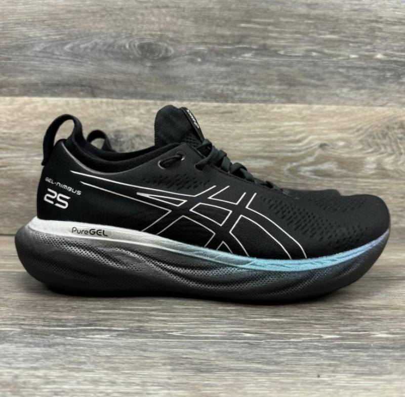 As...ICSs Gel Nimbus 25 PLATINUM BLACK