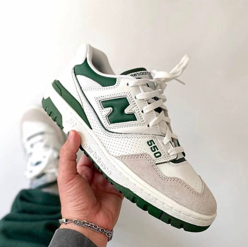 Neww balance 550 white green mens fi·x