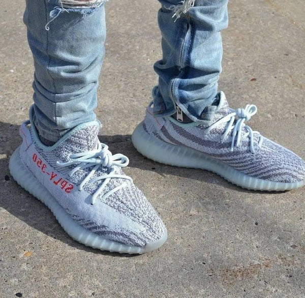 Adidas Yeezy Boost 350 V2 Blue Tint Semi UA with Full Kit Accessories