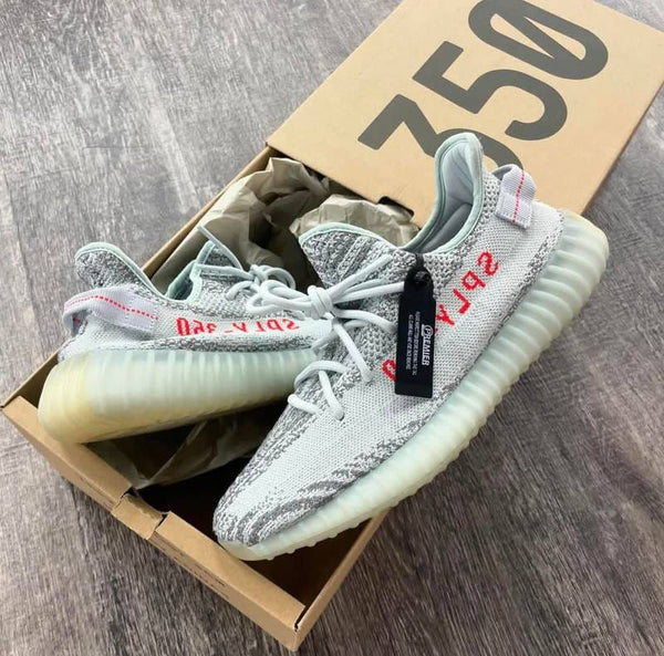 Adidas Yeezy Boost 350 V2 Blue Tint Semi UA with Full Kit Accessories