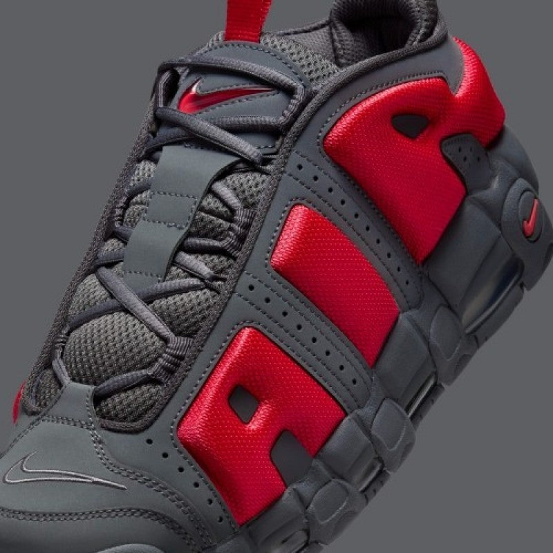 Nike Air More Uptempo DARK GREY LIGHT CRIMSON