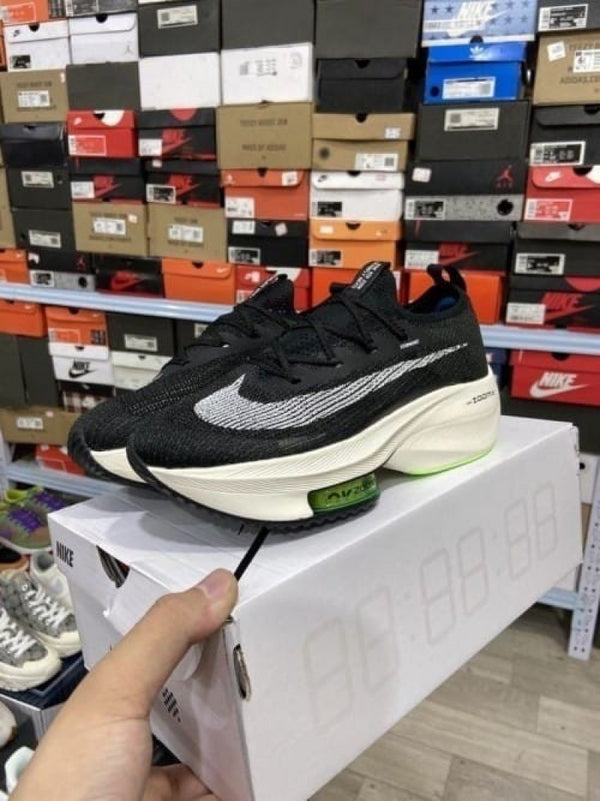 Nike Air Zoom Alphafly BLACK WHITE Running Shoes