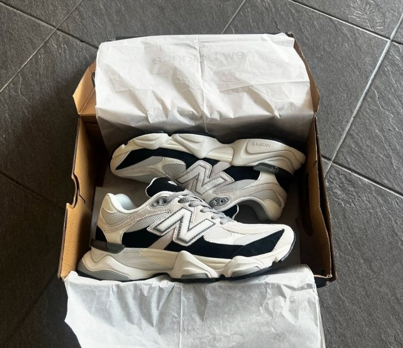 New Balance 9060 WHITE GREY JET BLACK