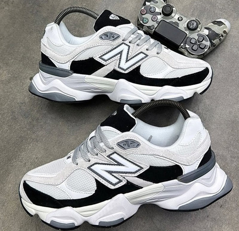 New Balance 9060 WHITE GREY JET BLACK