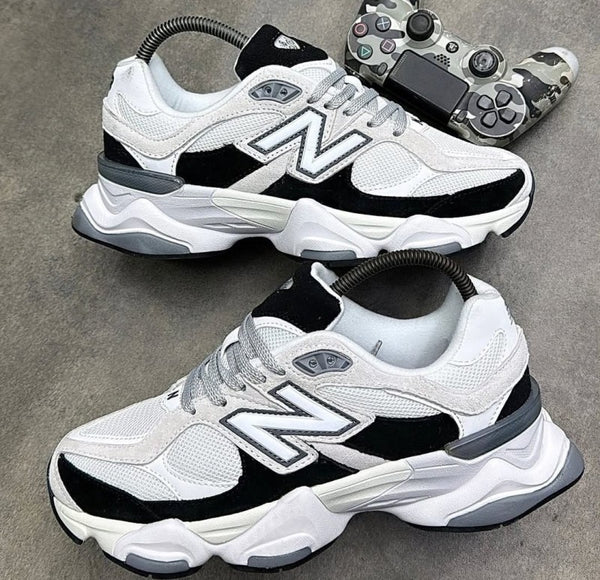 New Balance 9060 WHITE GREY JET BLACK