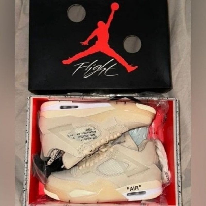 Nike Air Jordan 4 OFF WHITE SAIL (SEMI UA)