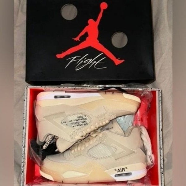 Nike Air Jordan 4 OFF WHITE SAIL (SEMI UA)