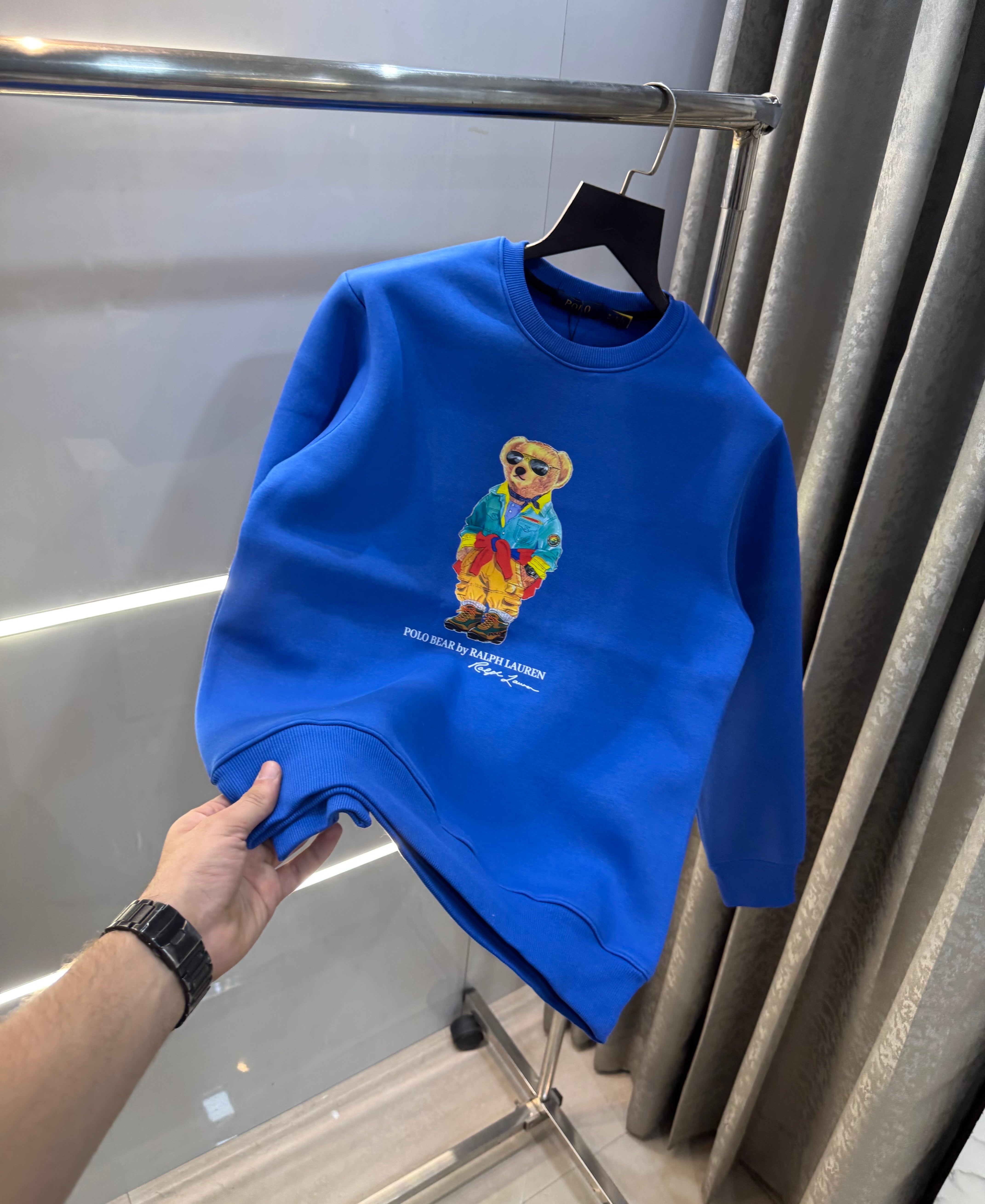 Ralph  Lauren Blue Teddy Edition Imported Sweatshirt Main image