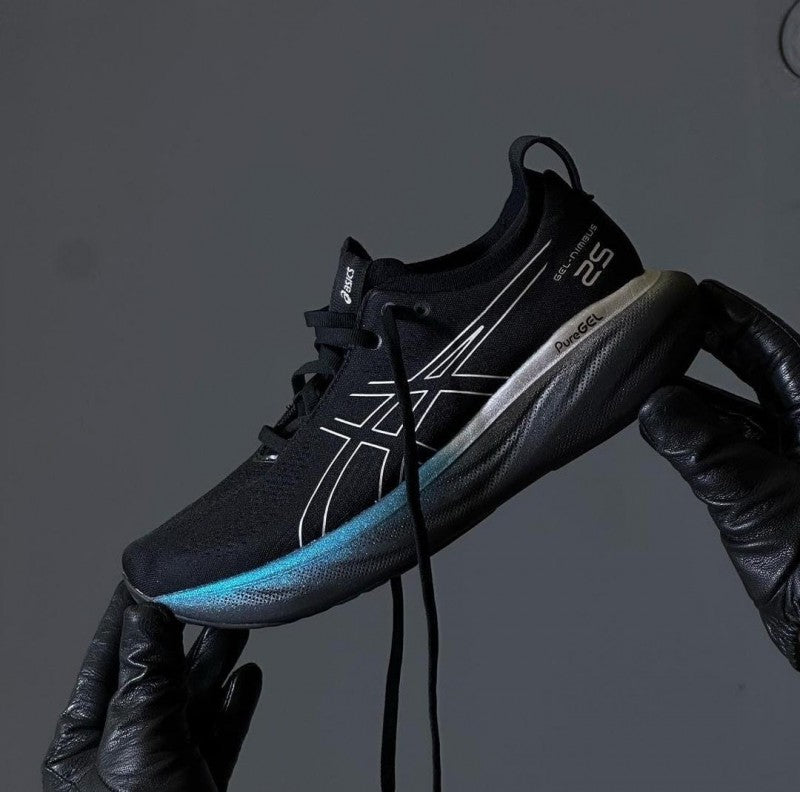 As...ICSs Gel Nimbus 25 PLATINUM BLACK