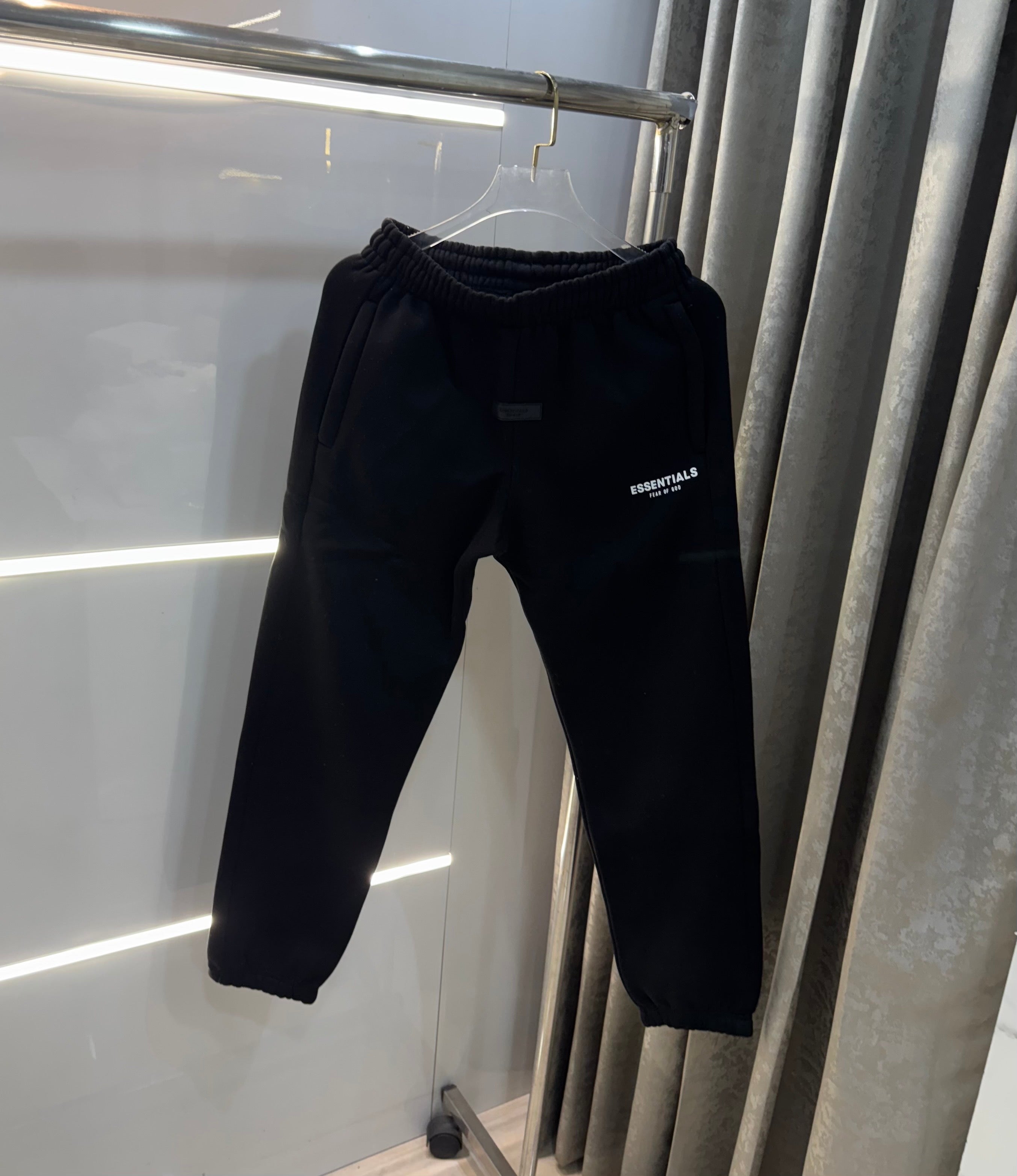 Essential Fe@r OF. 9Od Black Imported Jogger
