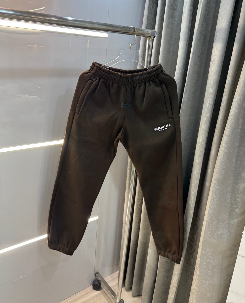 Essential Fog Dark Brown Imported Premium Jogger