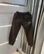 Essential Fog Dark Brown Imported Premium Jogger