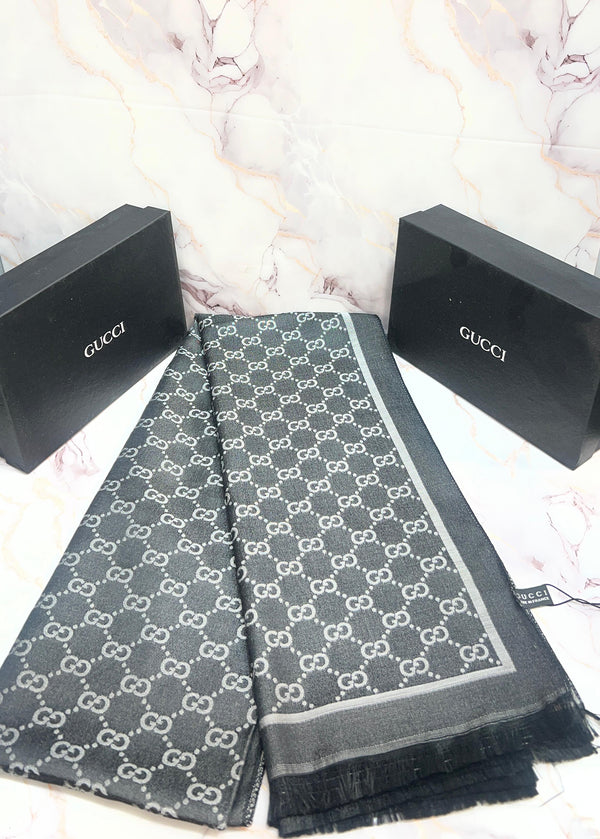 GUCCI PREMIUM QUALITY STOLE/SCARF WITH OG BOX