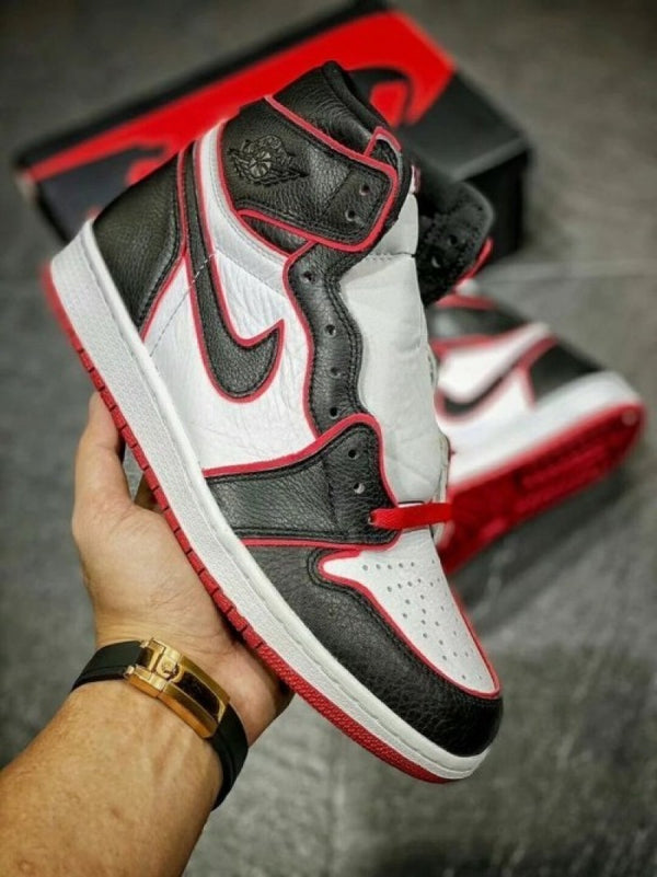 Nike Jordan Retro 1 BloodLine Leather Quality Surplus Semi UA