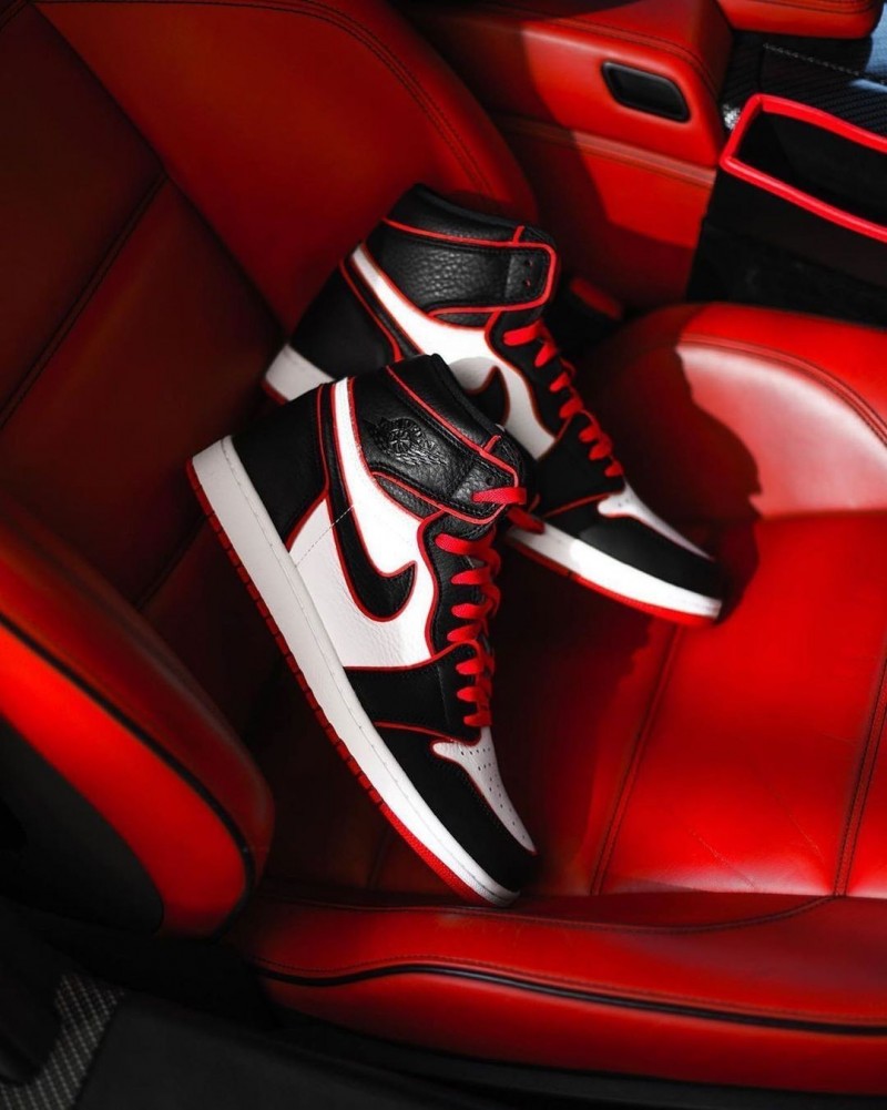 Nike Jordan Retro 1 BloodLine Leather Quality Surplus Semi UA
