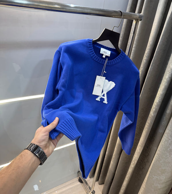 Ami Paris Blue Premium Imported Sweatshirt