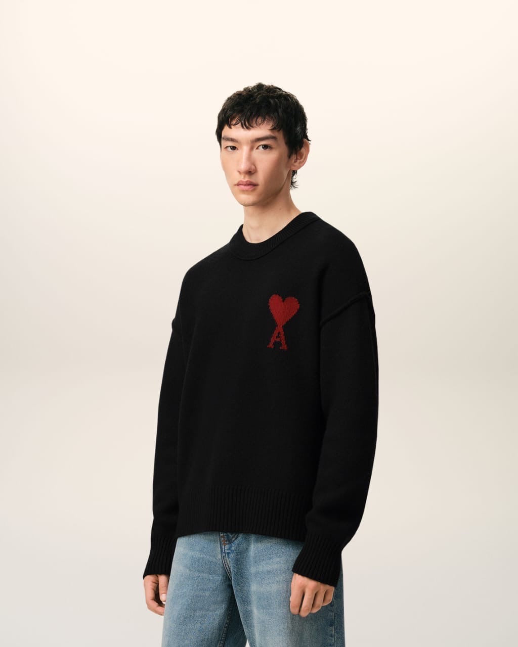 Ami Paris Black Premium Imported Sweatshirt