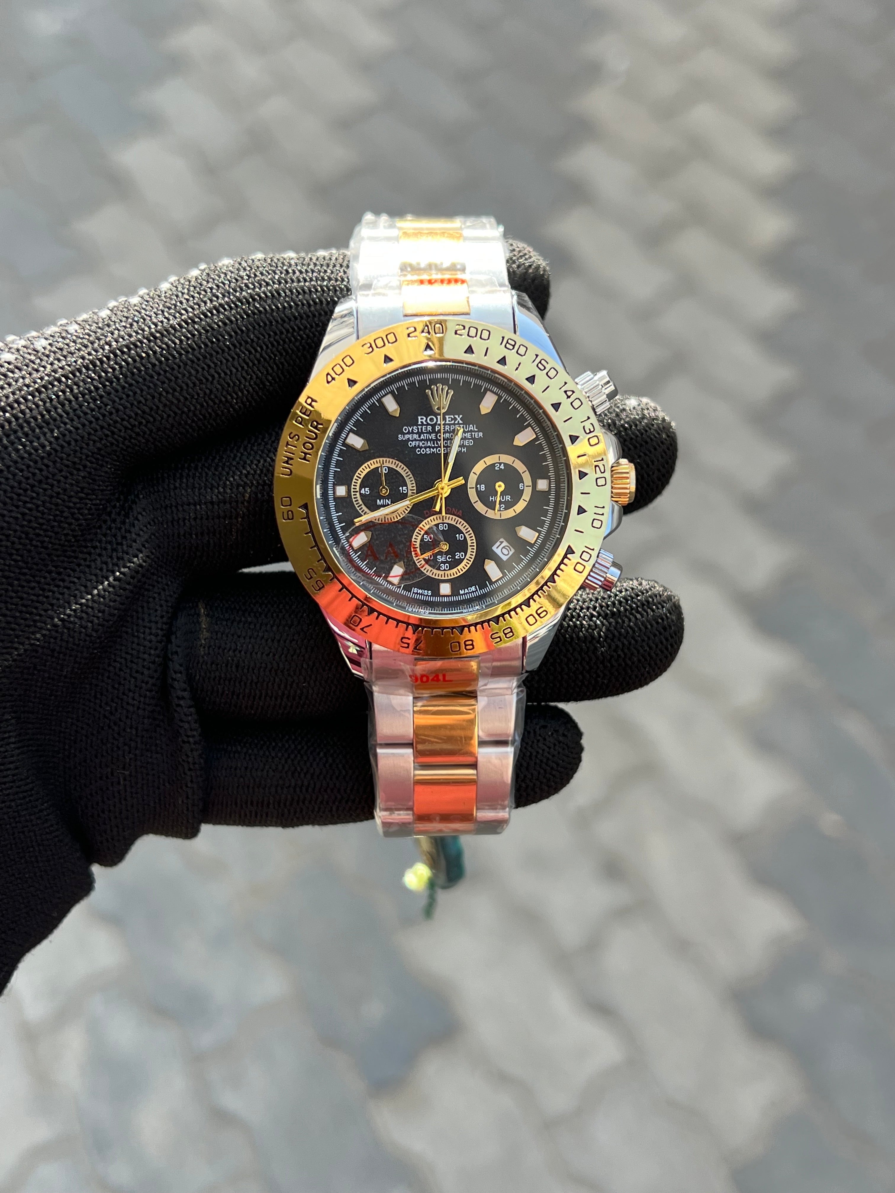 Rolex Oyster Perpetual Daytona Two Tone Black