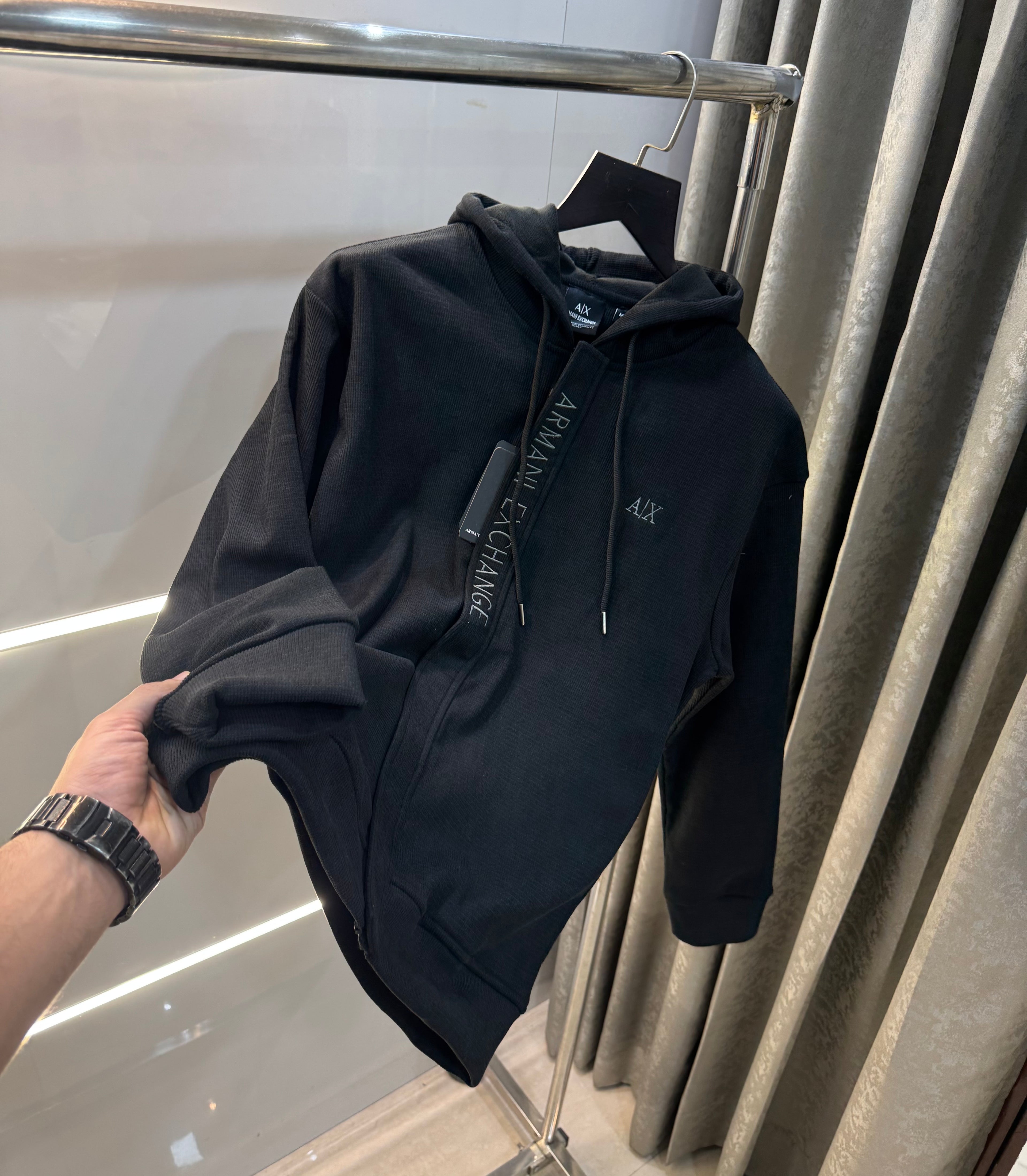 Arman i Exchange Black Classic Zipper Jacket
