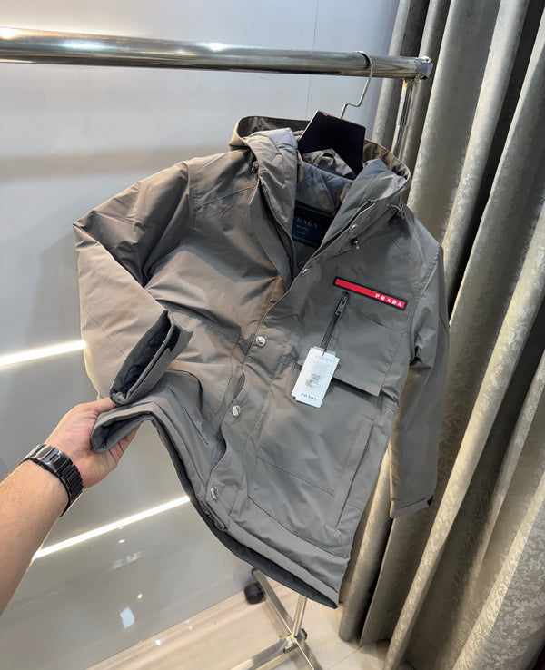 Prad a Milano Grey Imported Puffer Jacket