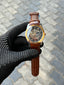 Tissot 1853 Automatic Skeleton Brown Gold