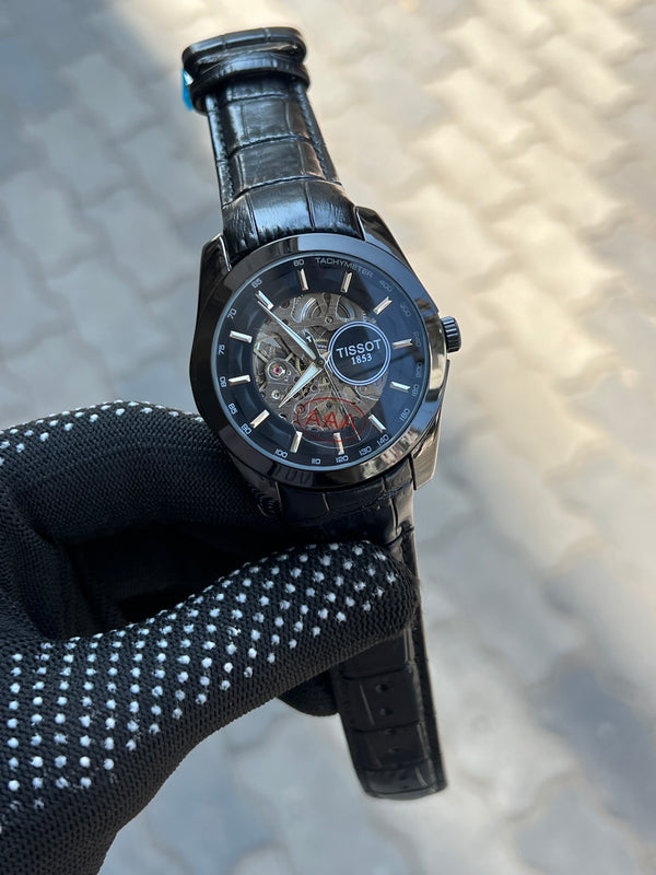 Tissot 1853 Automatic Skeleton Full Black