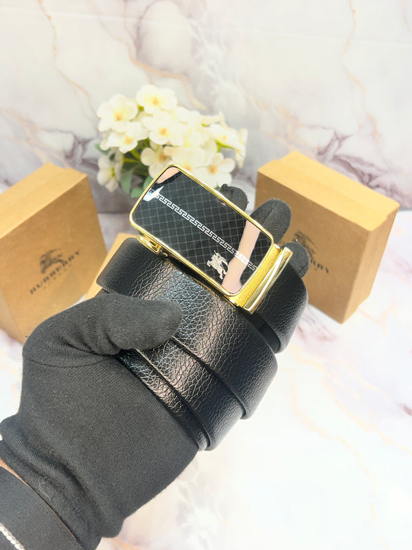 BB BURBERRY PREMIUM QUALITY IMPORTED AUTOLOCK BELT WITH OG BOX BB-713