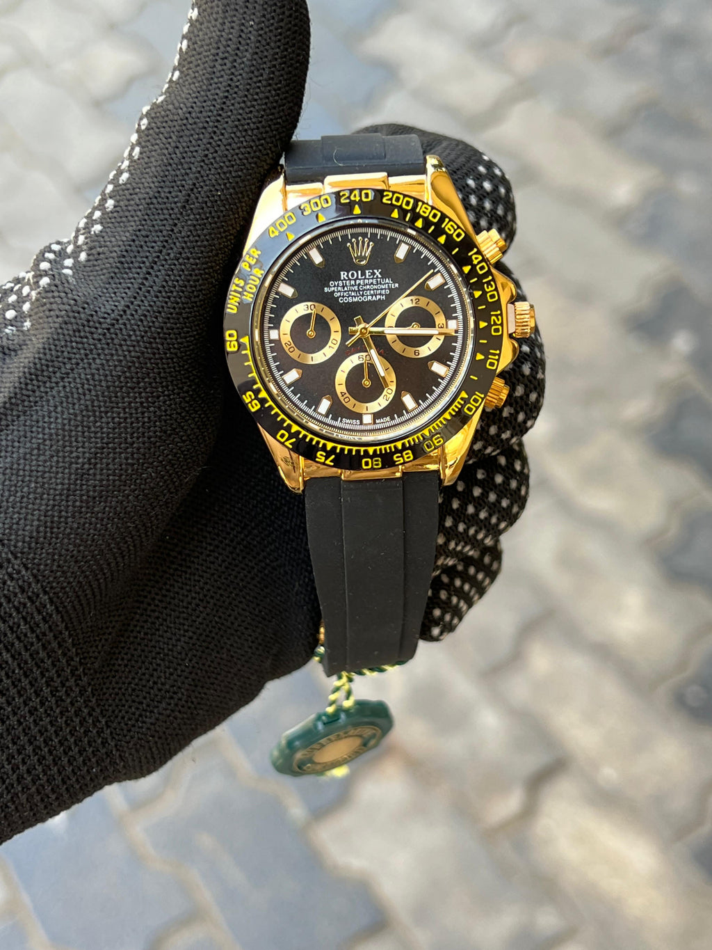 Rolex. Daytona Perpetual Gold Black