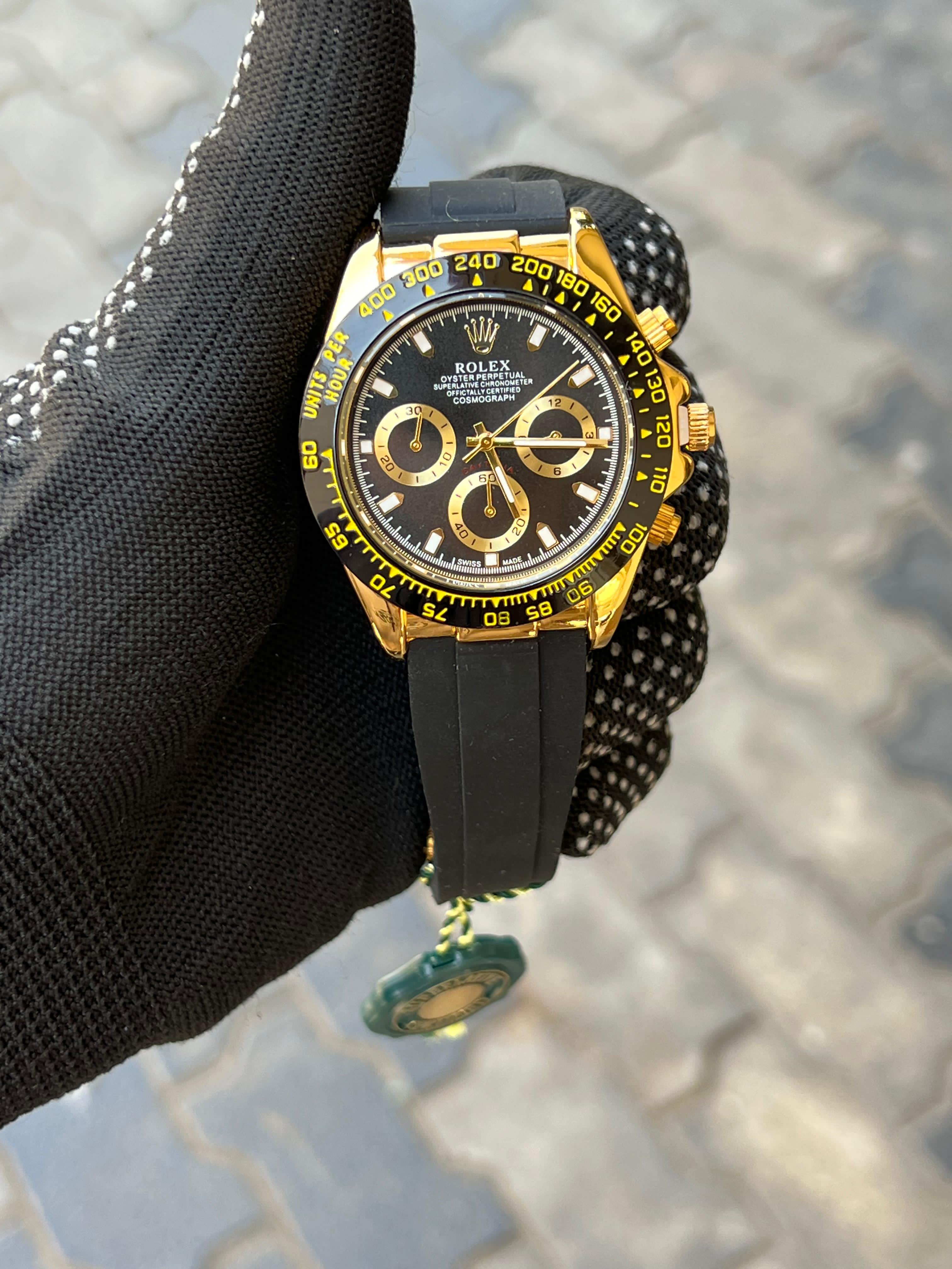 Rolex. Daytona Perpetual Gold Black