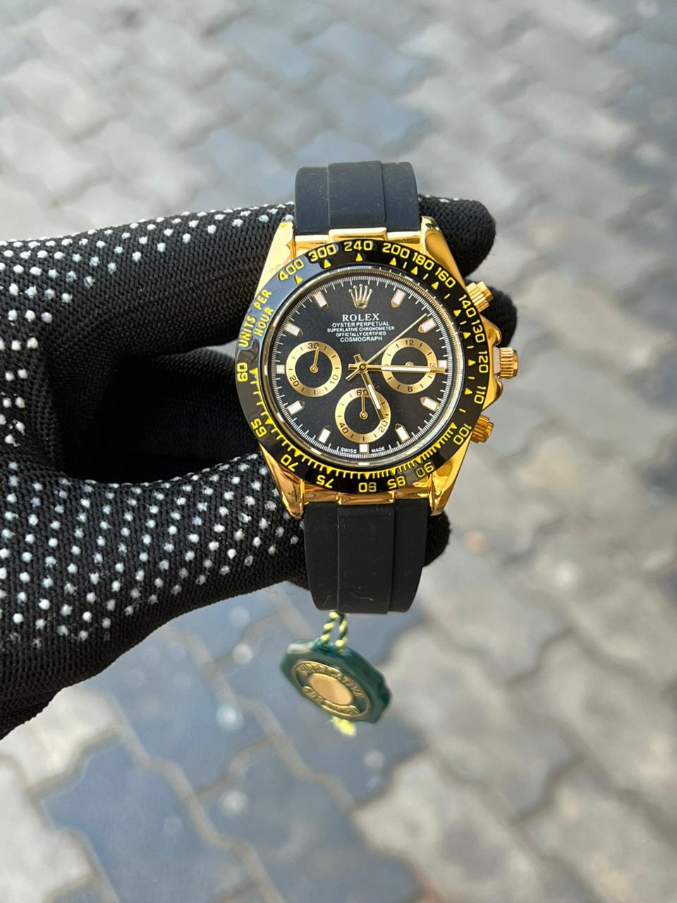 Rolex. Daytona Perpetual Gold Black