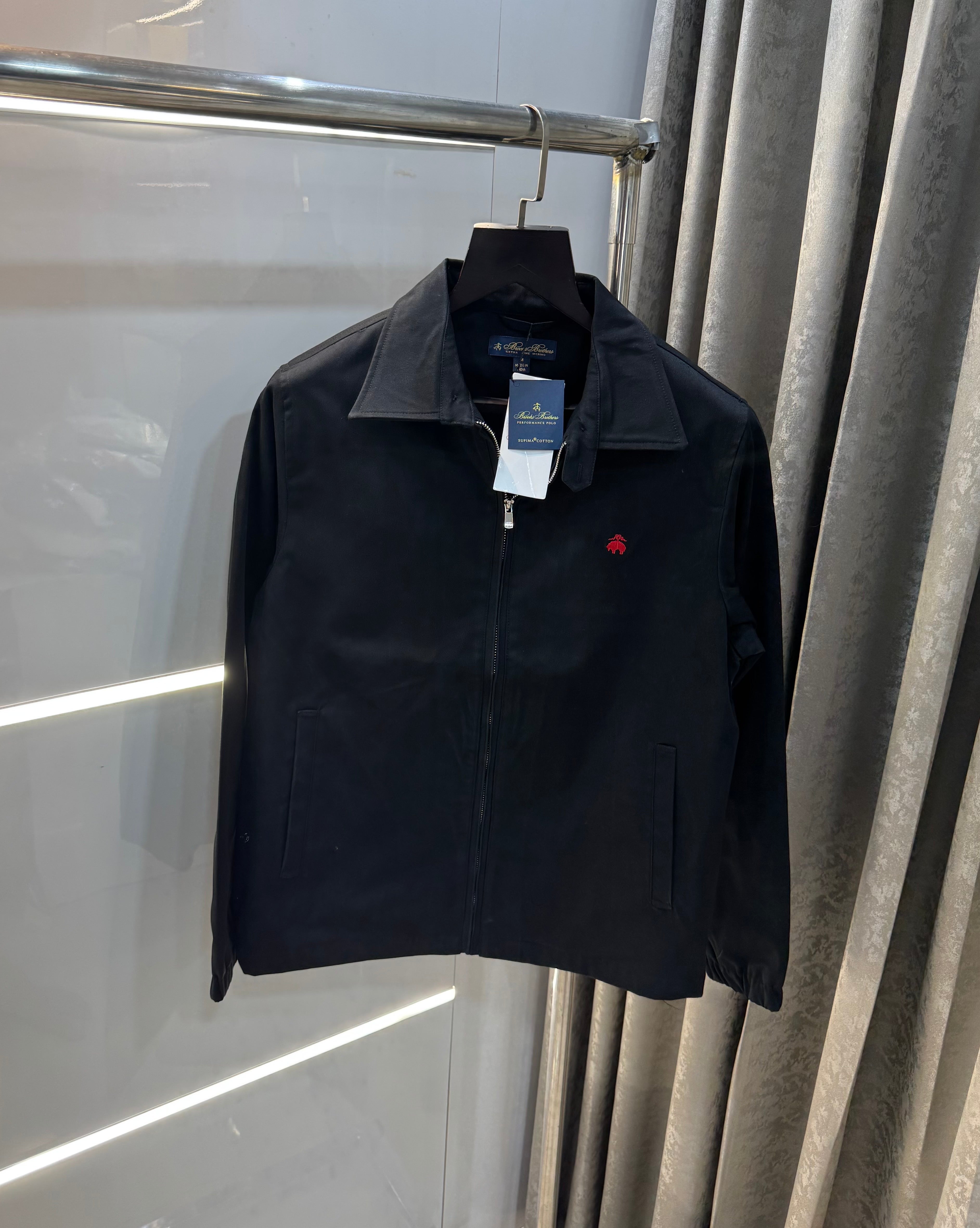 Brooks Brother Black Imported Bomber Jacket Secondary image