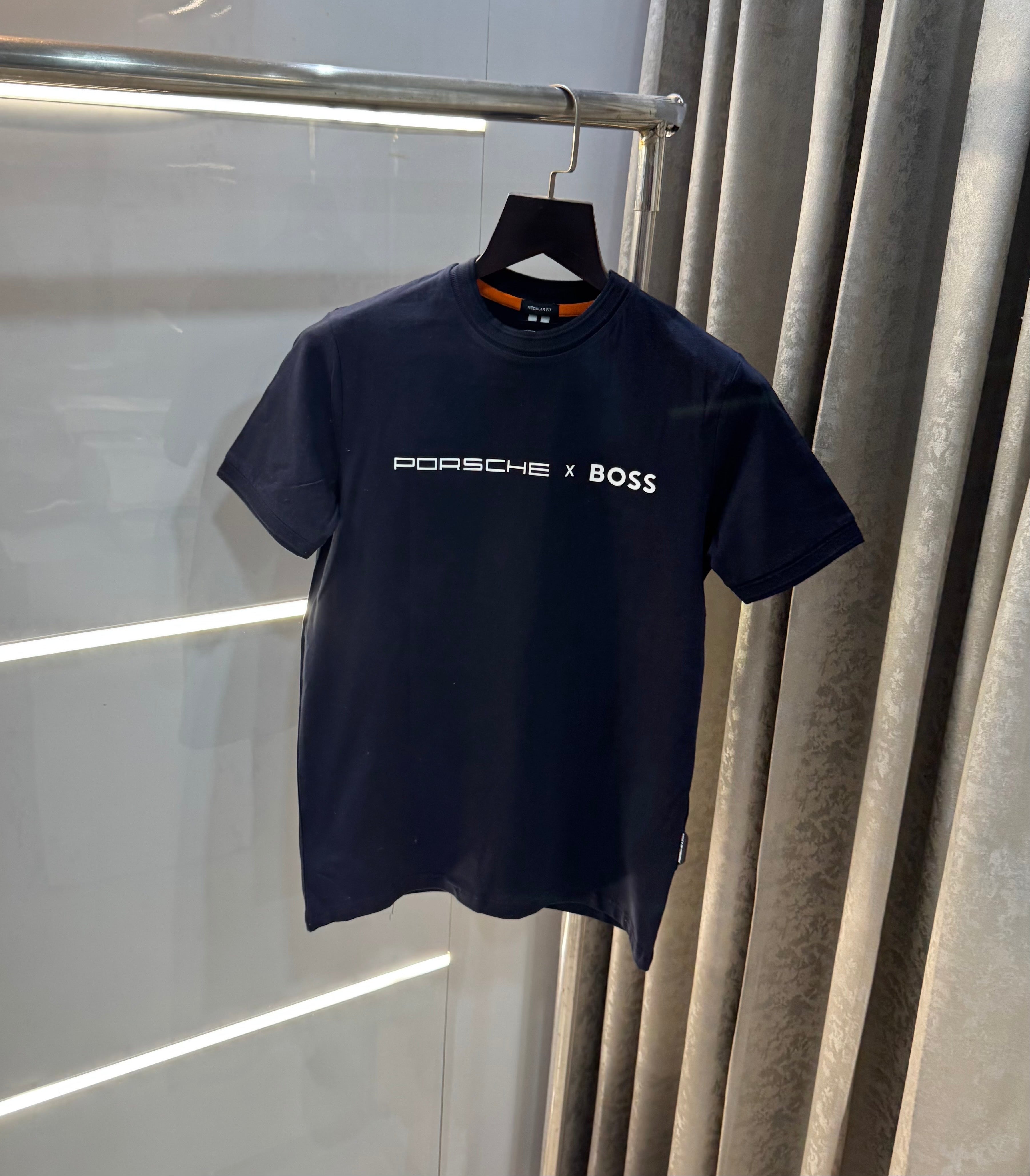 Hug o  Bo...ss Navy Blue P0rSCh3.... Edition Premium T-Shirt