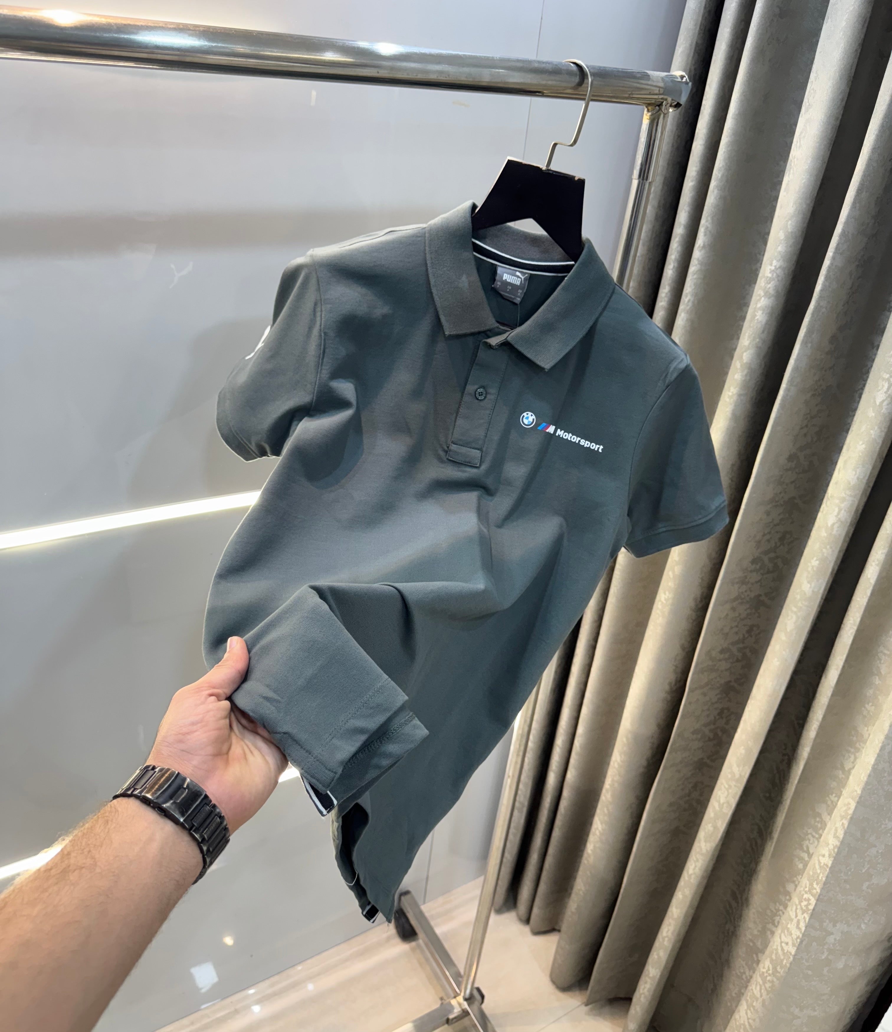 Pum a Grey b..mW Edition Premium Polo T-Shirt Main image