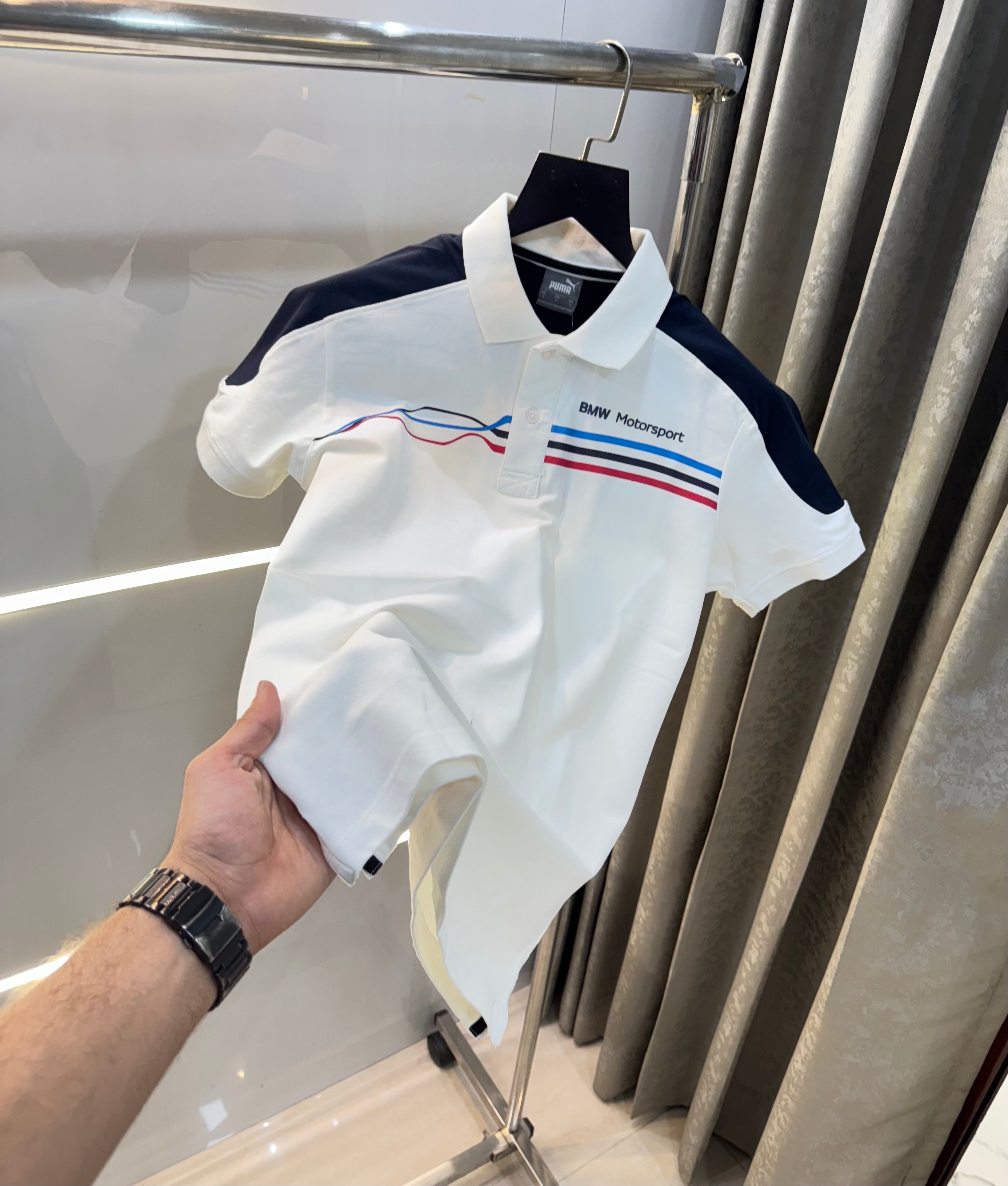Pum a White b...mW Edition Premium Polo T-Shirt