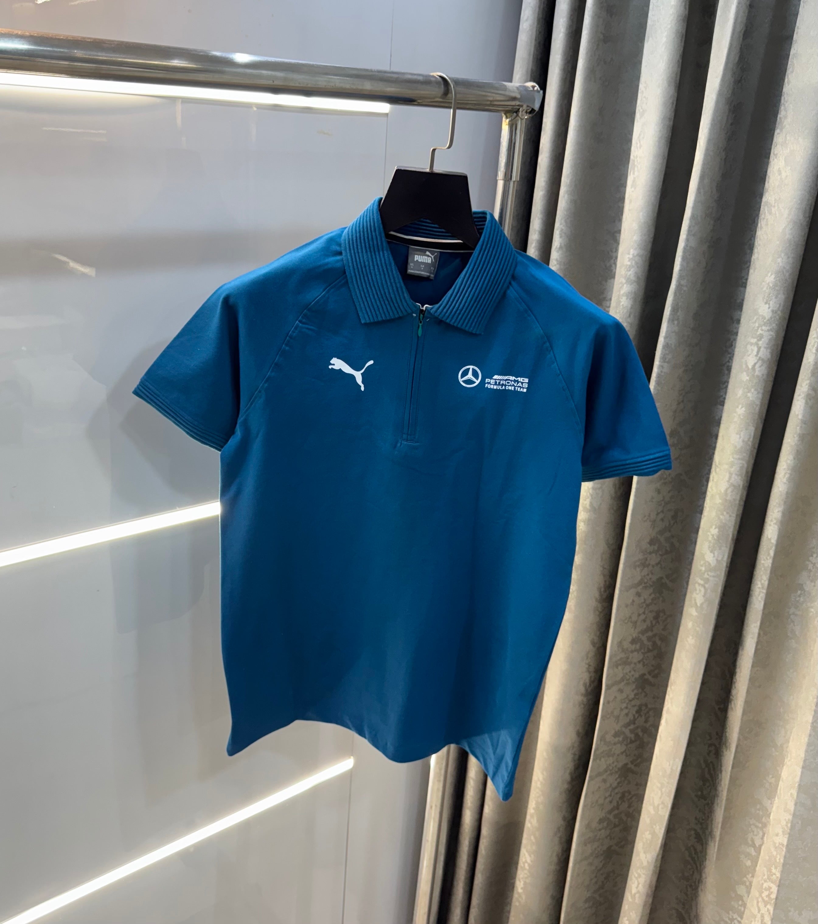 Pum a Blue Mercedes Edition Premium Polo T-Shirt Secondary image