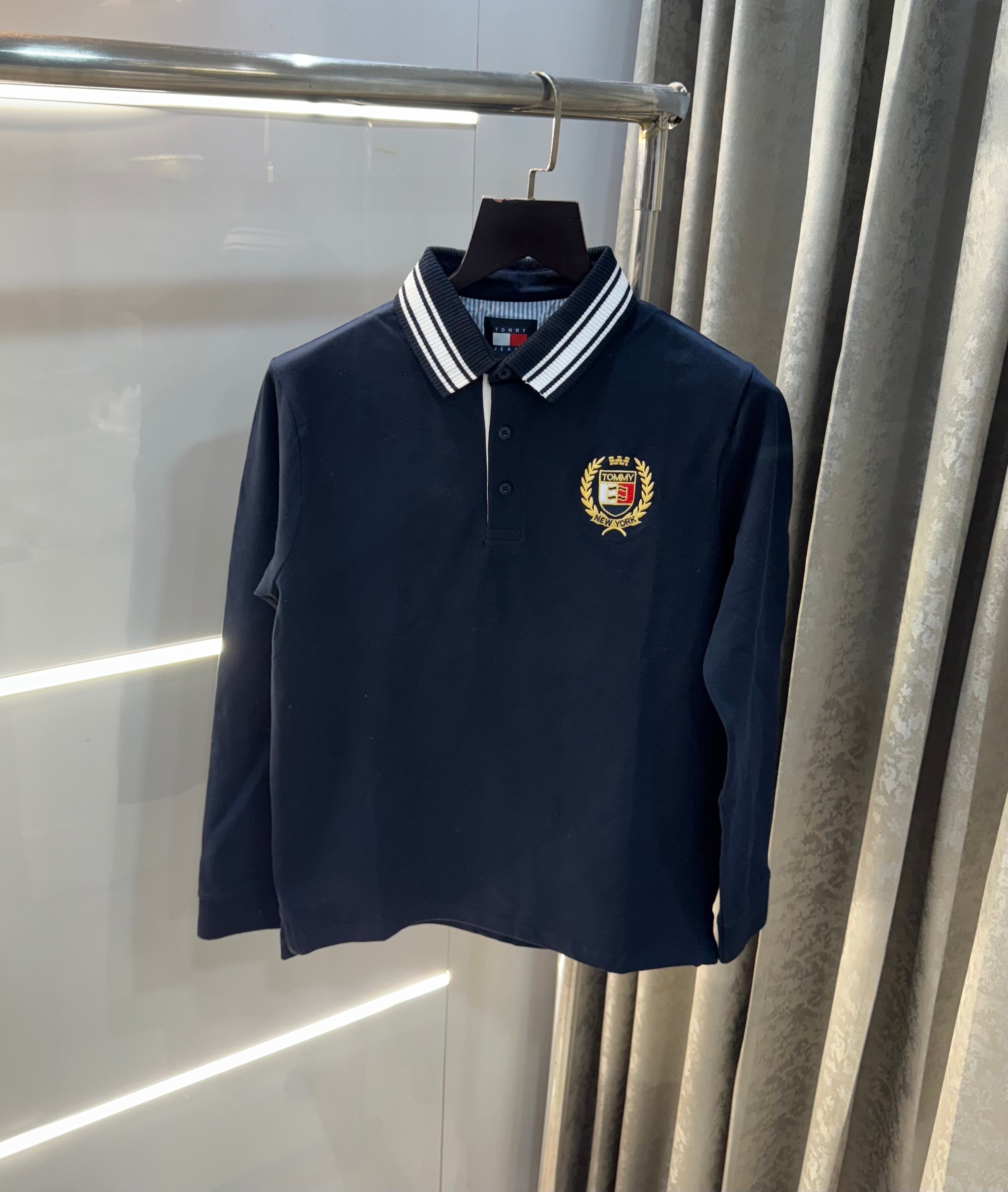 Tomm y Hilfiger Navy Blue Full Sleeve Polo T-Shirt Secondary image