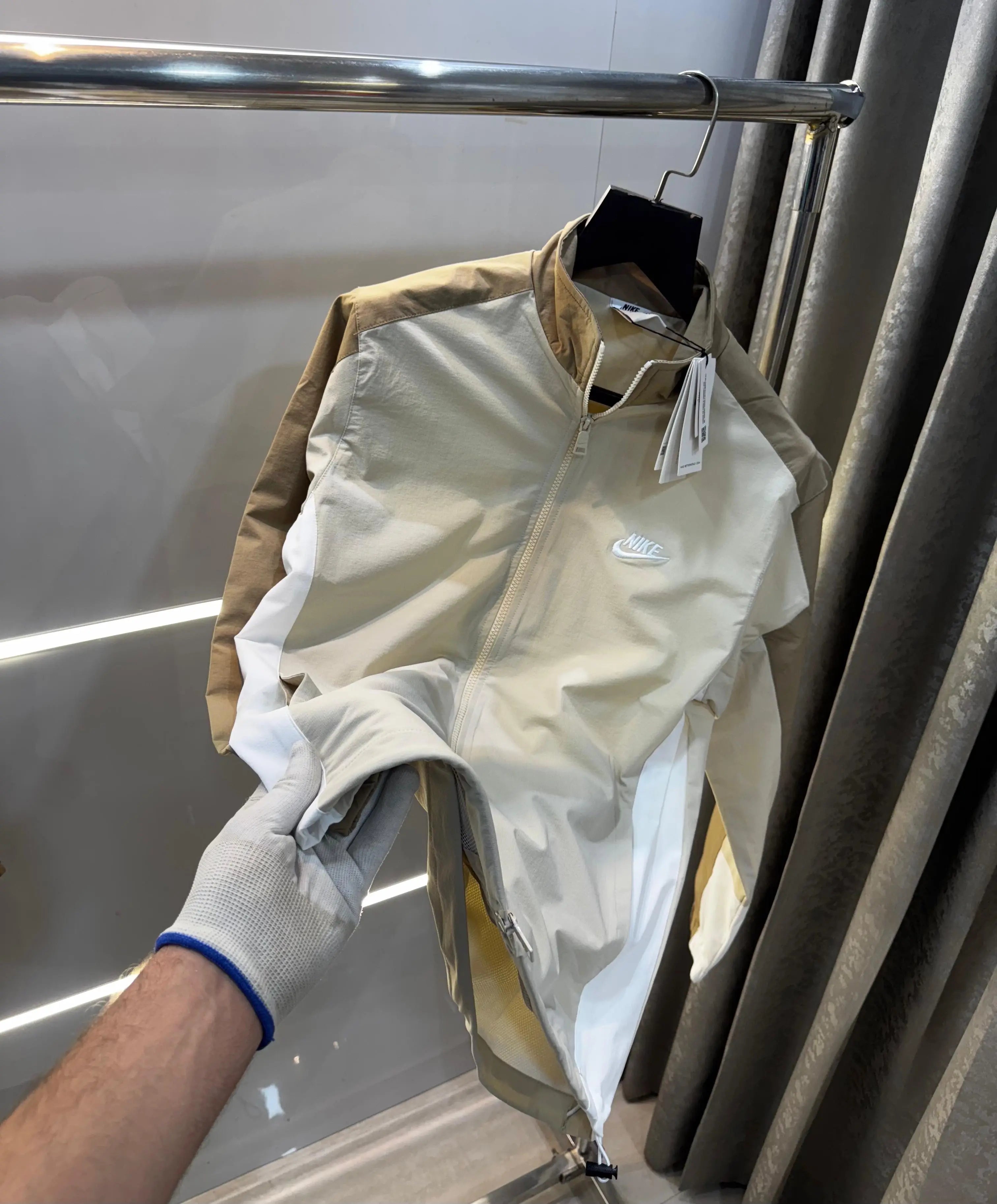 Nik e Cream Imported Premium WindBreaker Jacket