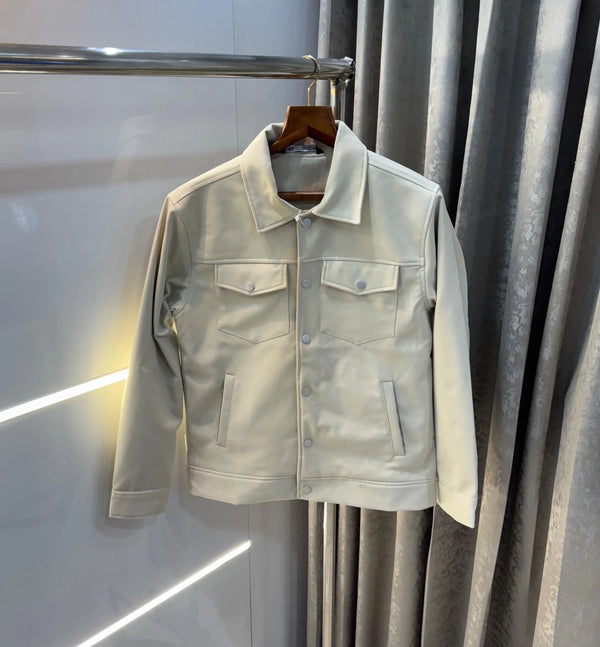 Zar a Beige Premium Classic Bomber Jacket