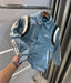 Amir i sky blue  Bone Edition Imported Jacket