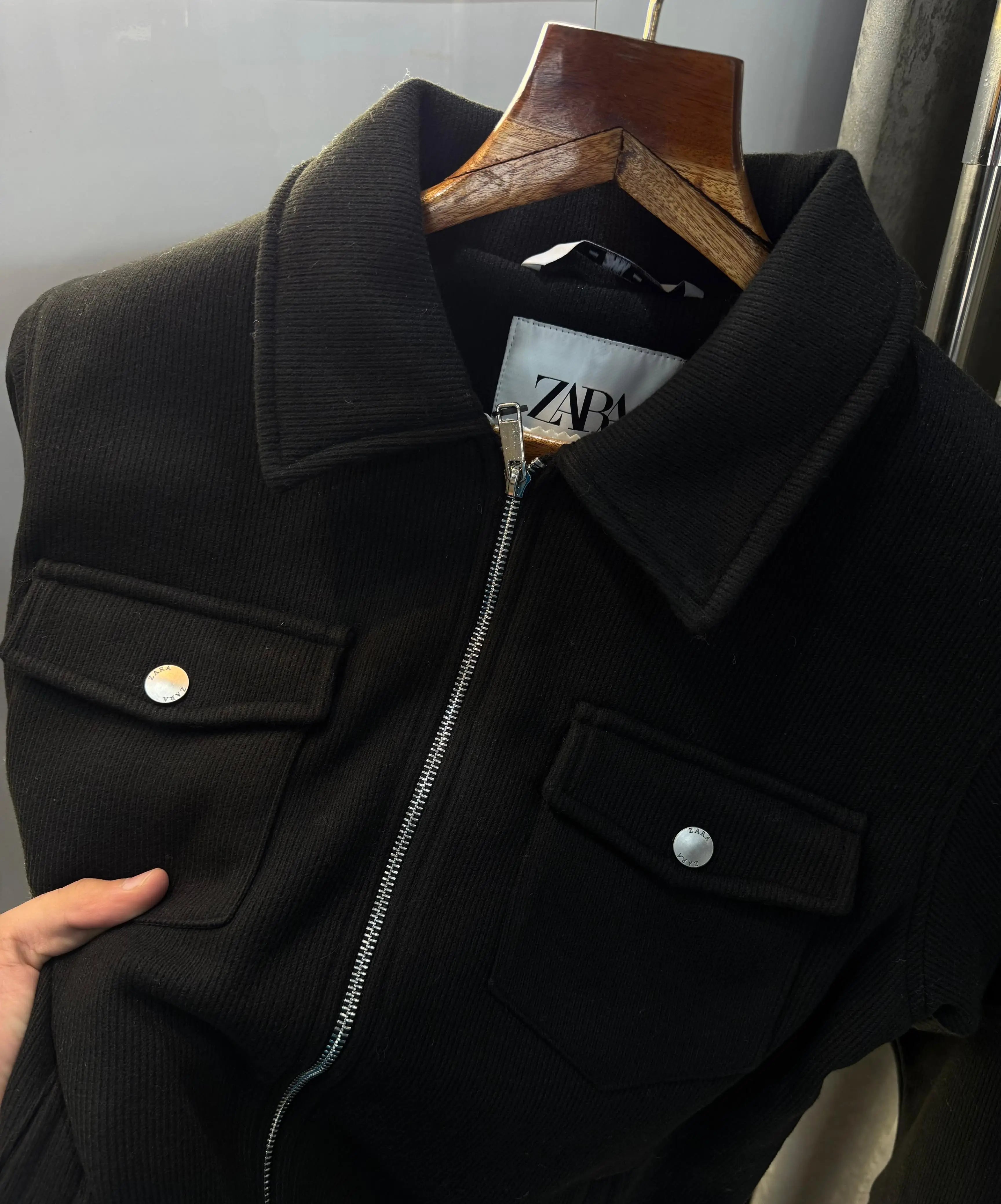 Zar a Black  Premium Classic Bomber Jacket Secondary image