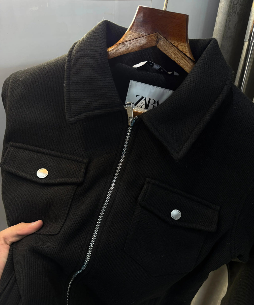 Zar a Black  Premium Classic Bomber Jacket
