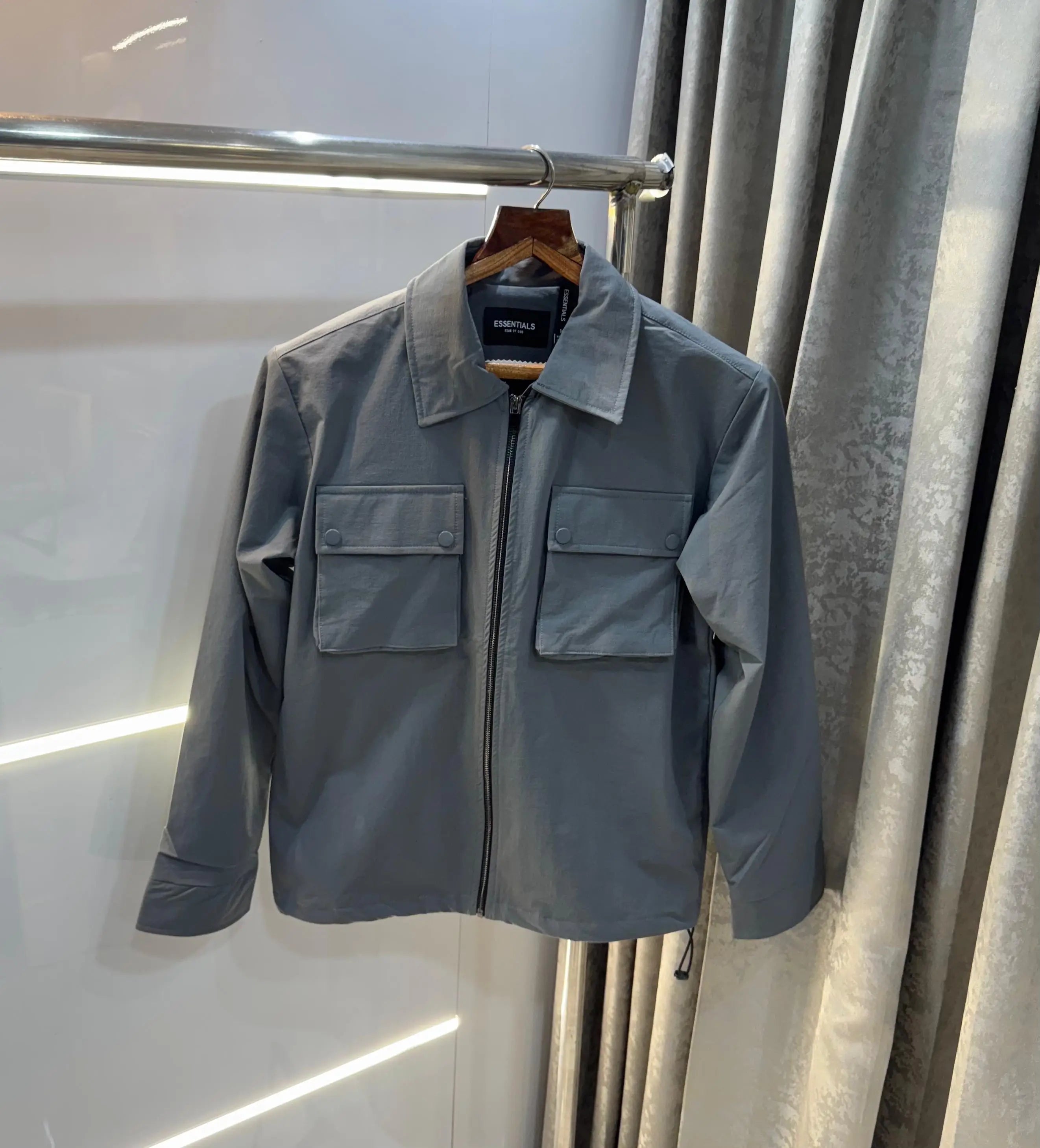 Essentia l Fea r of god dark gery Imported Premium Jacket