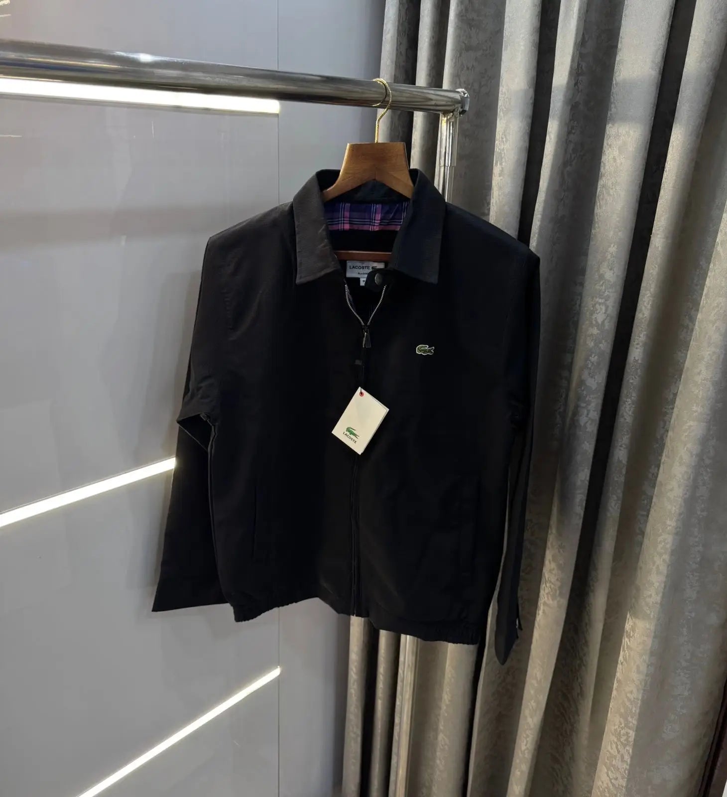 Lacost e black  Imported Premium  Jacket
