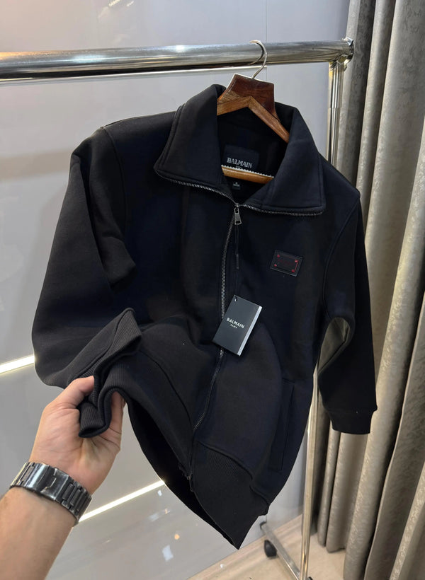 Balmai n Paris black red Logo Imported  Jacket