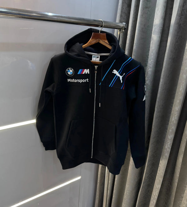 pum a Black zipper Imported  Jacket