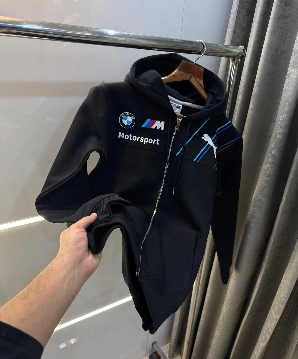 pum a Black zipper Imported  Jacket