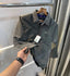 Lacost e dark gery   Imported Premium  Jacket