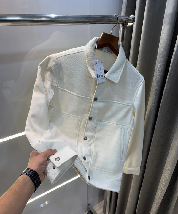 Zar a white  Premium Classic Bomber Jacket
